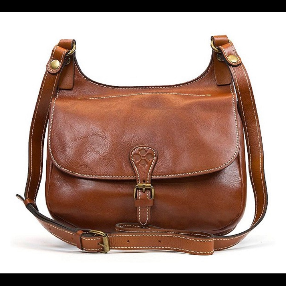 Patricia Nash Heritage Leather Saddle Bag